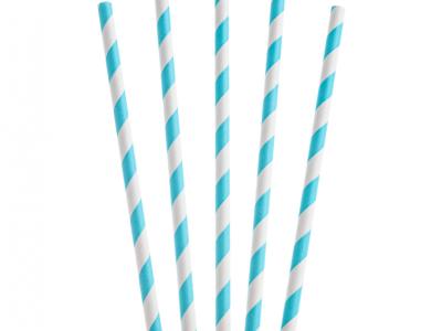 TPSC 6mm 200mm Turquoise/White Striped